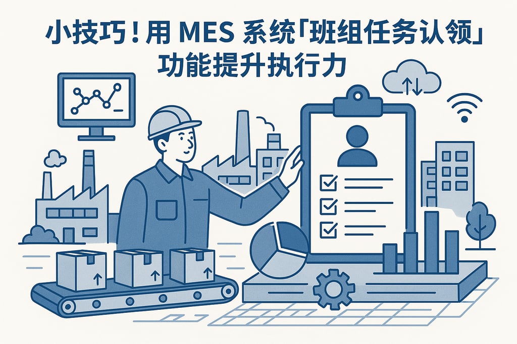 小技巧！用 MES 系统「班组任务认领」功能提升执行力
